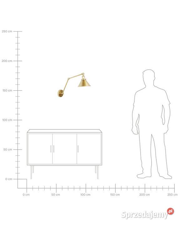 Zestaw 2 lamp ściennych Regulowana Metal Złoty dolnośląskie Świdnica