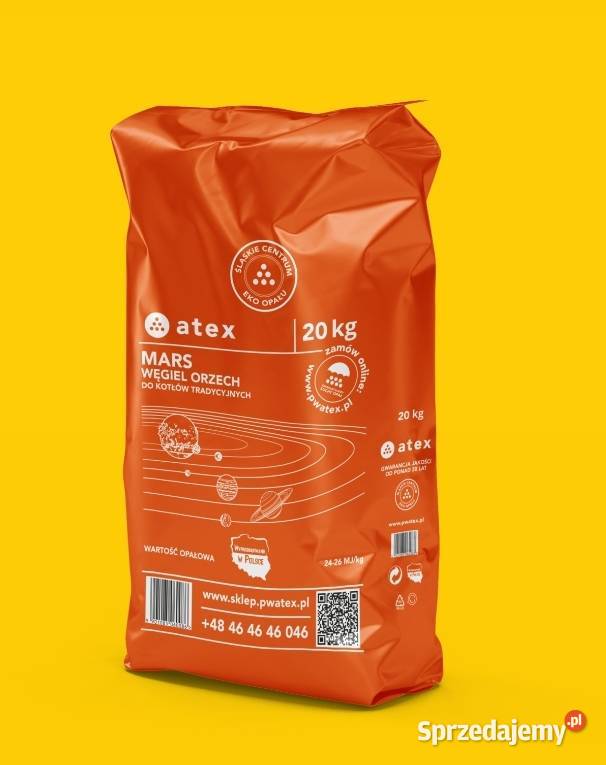 Węgiel ORZECH II MARS 2426mj ATEX ekogroszek Węgry sprzedam
