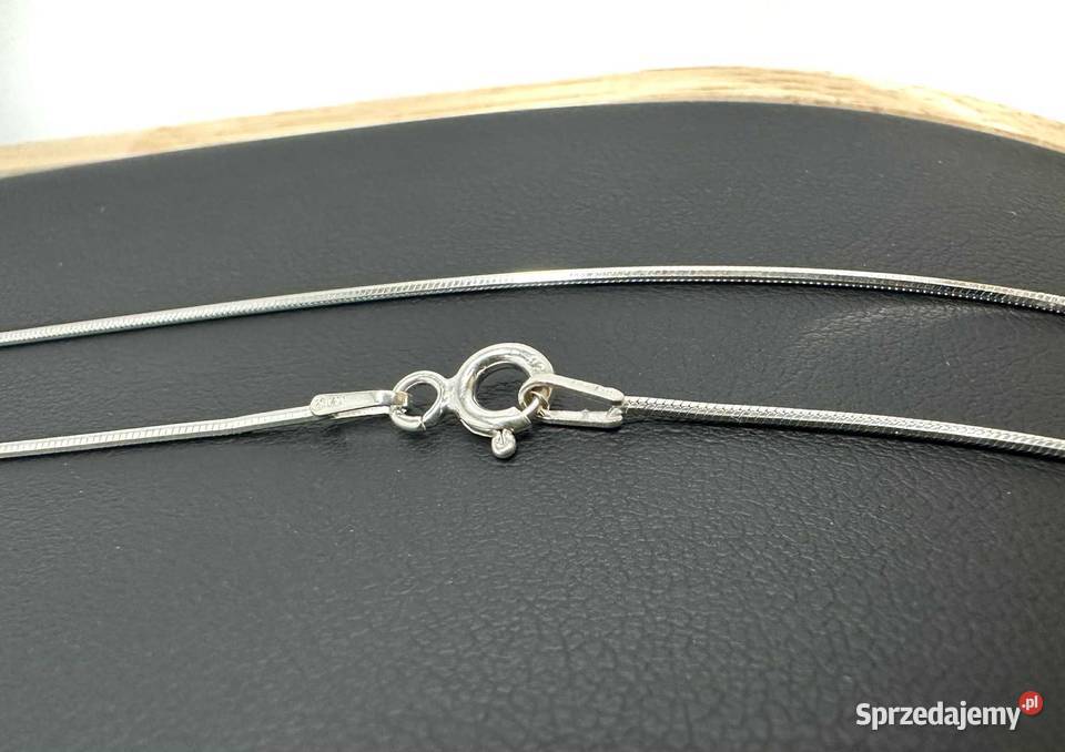 Nowy Rodowany Srebrny Łańcuszek pr 925 339g Dł Elbląg