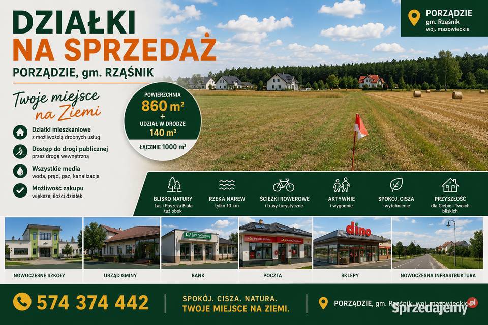 Twoje miejsce na Ziemi działki budowlane sprzedam