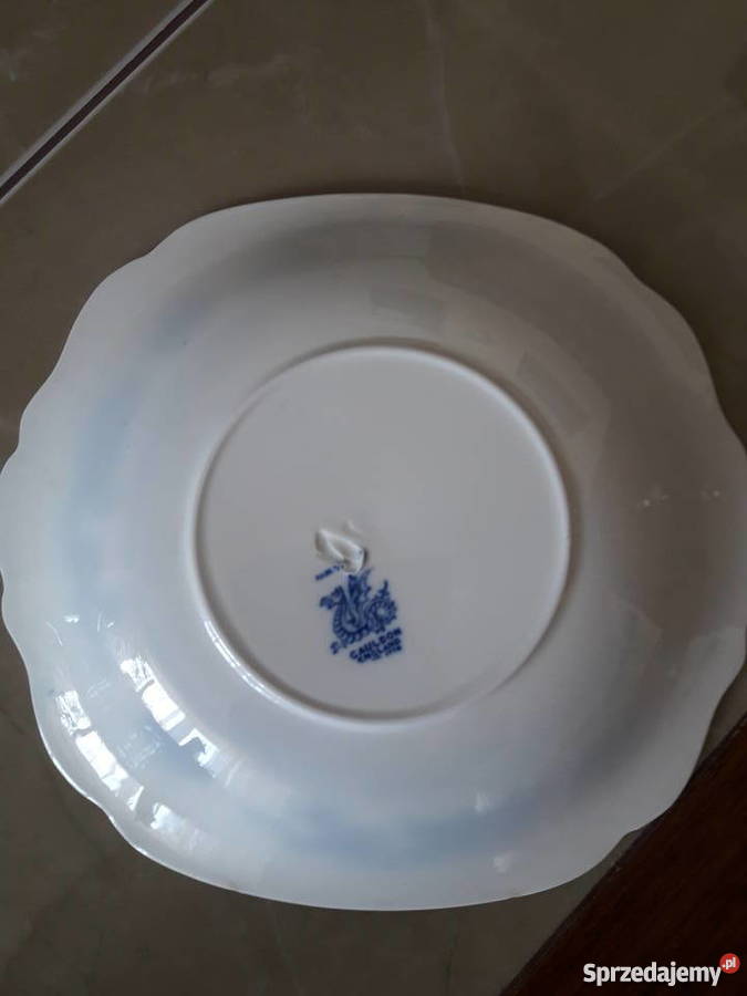Antyk talerz porcelanowy CAULDON Anglia Janów Lubelski