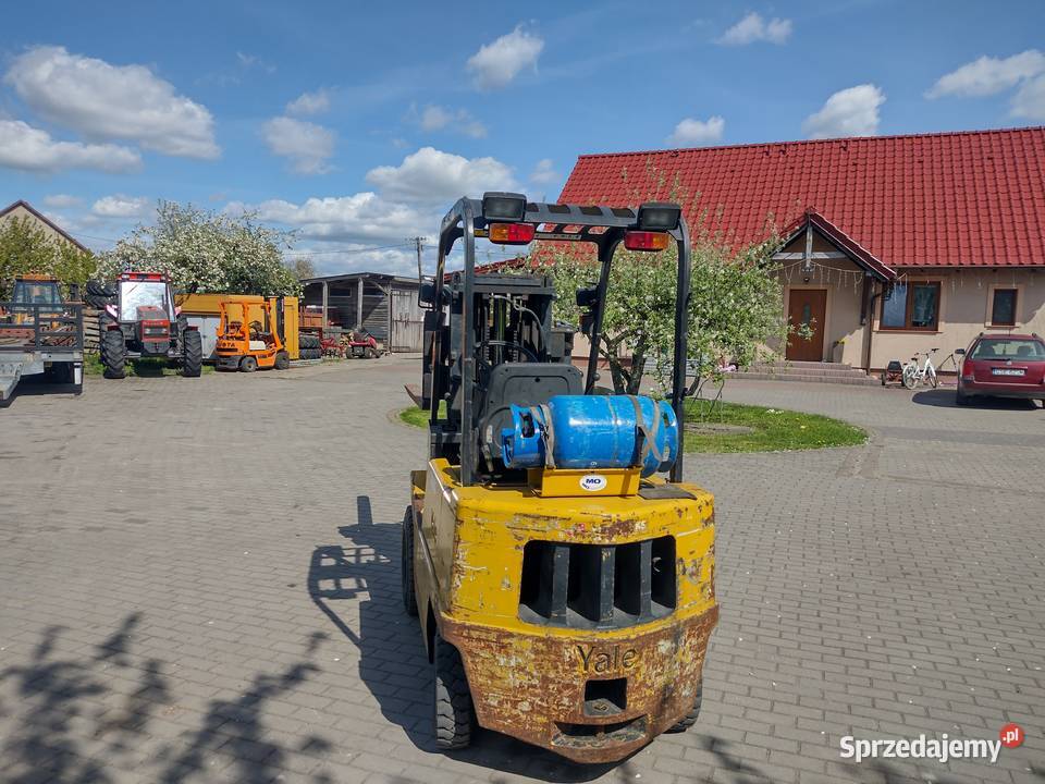Wózek widłowy yale 2500 udźwigu triplex 430 Sośno