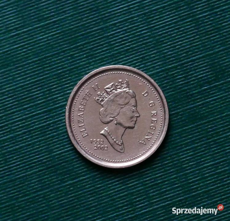 KANADA 1 cent 2002 50r rocznica intronizacji Gliwice