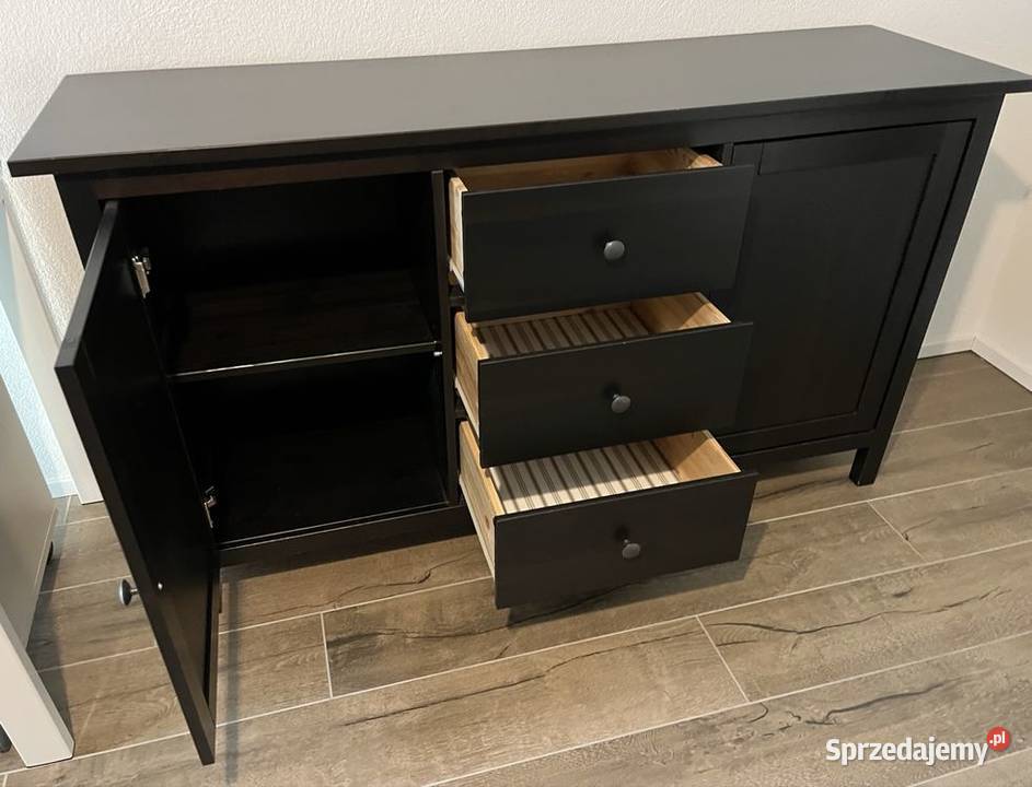 Komodaszafa z drewna IKEA HEMNES witryna regał Meble Warszawa