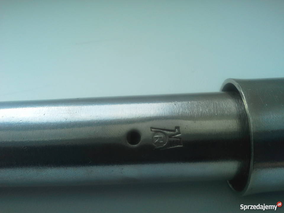 Pompka Romet chromowana 32 z wężykiem PRLRower Bydgoszcz