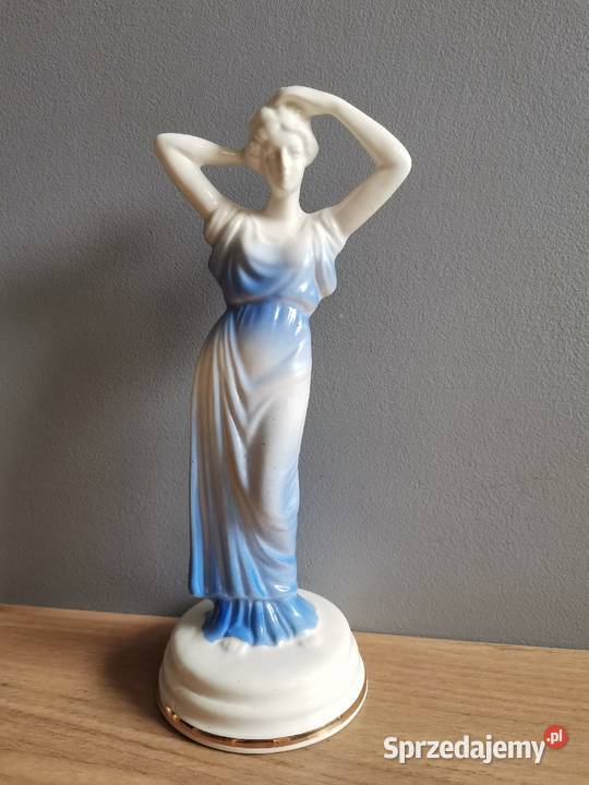 Stara figurka Rzymianka porcelana Jan Jezela Siemianowice Śląskie