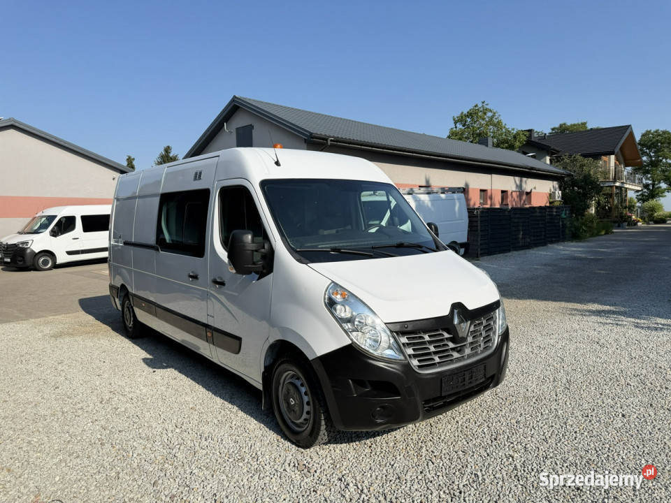 Renault Master L3H2 brygadówka 5osobowa doka 150 serwisowany w ASO Warszawa