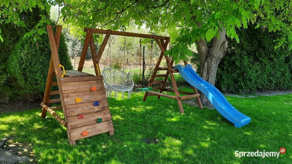 Plac Zabaw do Ogrodu SPIDER SZEROKA Ścianka Elbląg