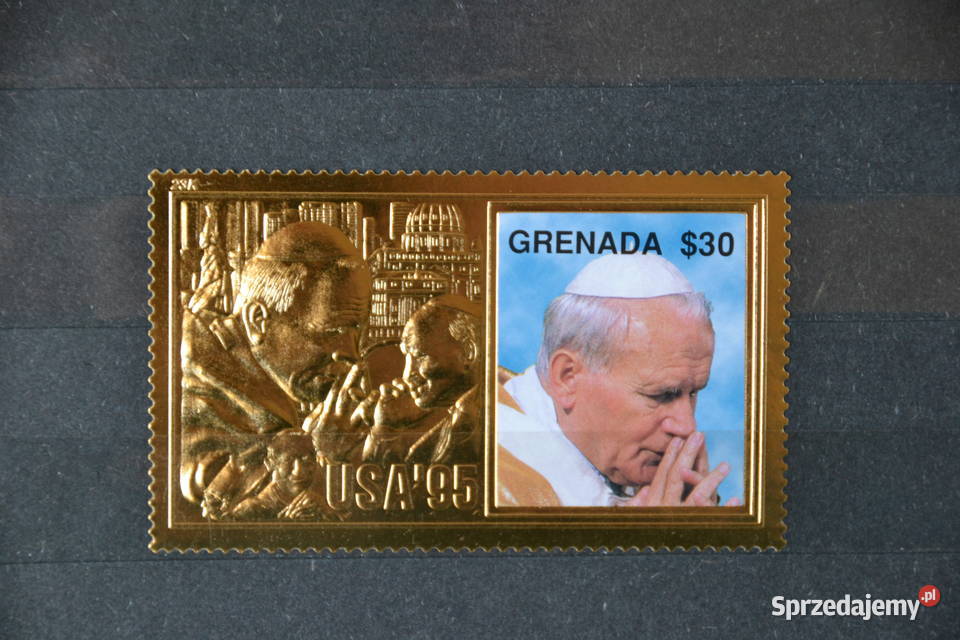 Znaczki Papież Jan Paweł II Grenada II Ks Filatelistyka Sobótka