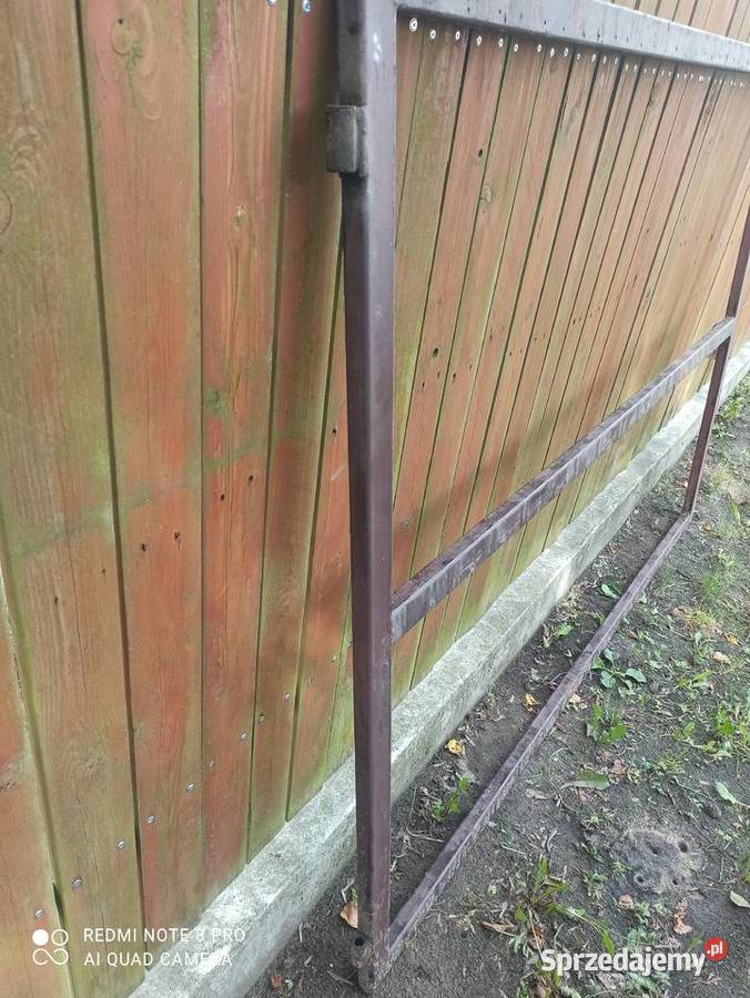 Brama dwuskrzydłowarama pod sztachety Klembów