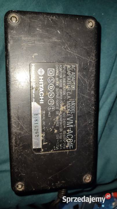 sprzedam ładowarkę do kamery Hitachi sprawną śląskie Sosnowiec sprzedam