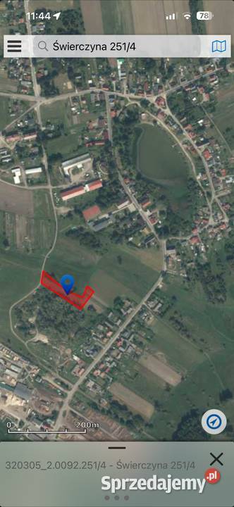 Działka budowlana dostępem do drogi sprzedam