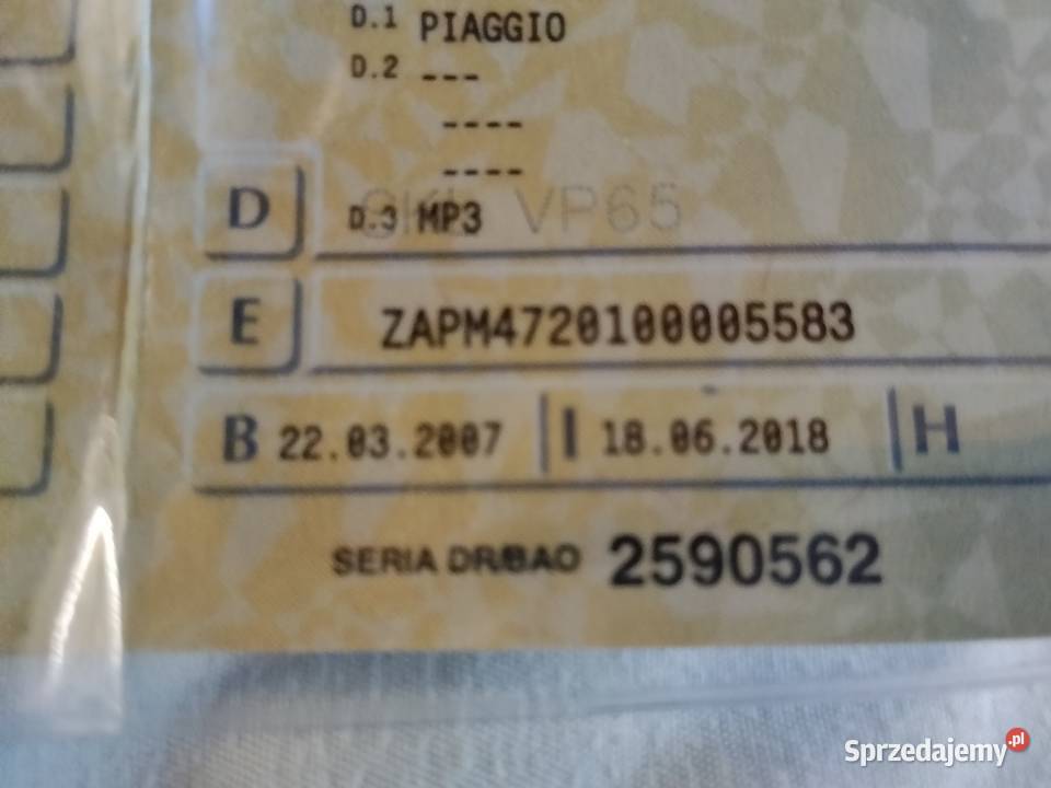 Piaggio MP3 Piaggio Kłobuck