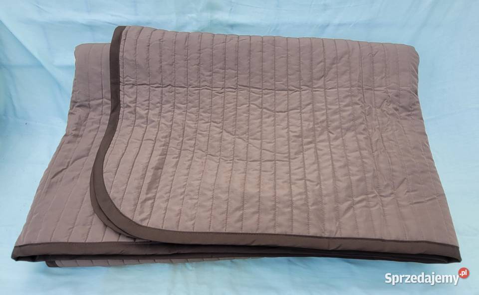 Narzuta brązowa 280x260 i 2 poduszki 60x40 Ikea Nadarzyn