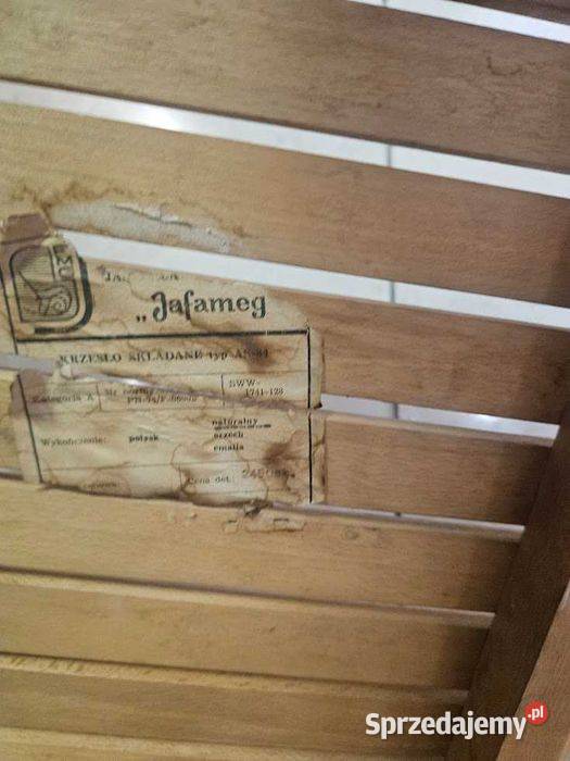 Retro klasyka Jafameg krzesła drewniane składane Góra