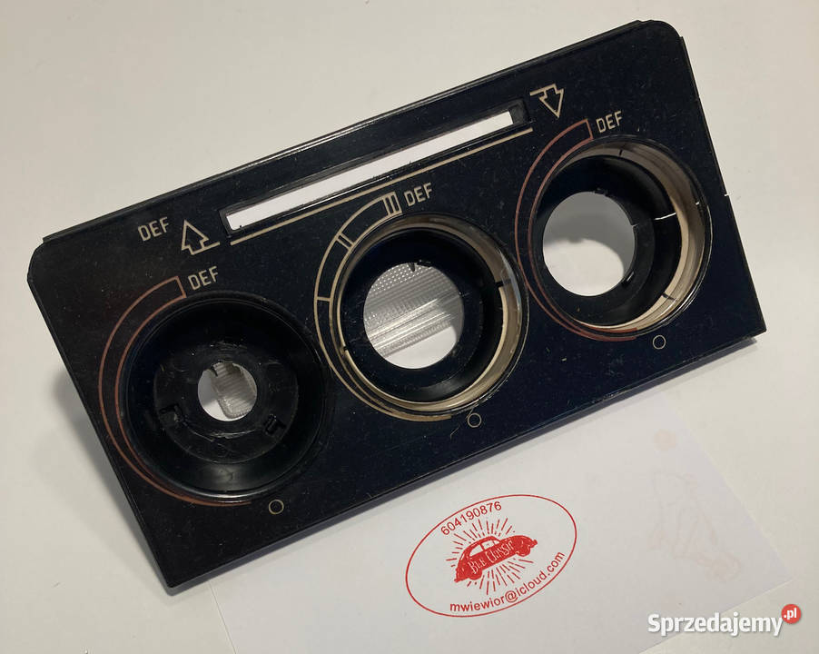 Mercedes Benz W123 panel wentylacji ogrzewania Wyposażenie wnętrza