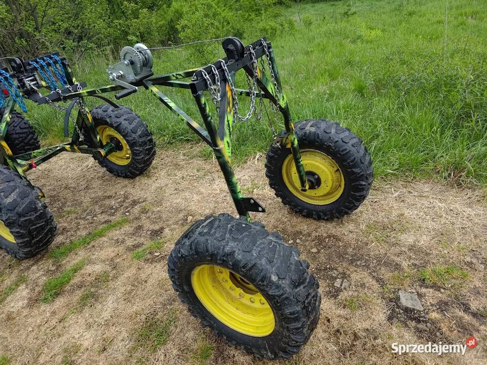 Przyczepka do drewna okrągłego wózek do bali Pozostałe Brzozów sprzedam
