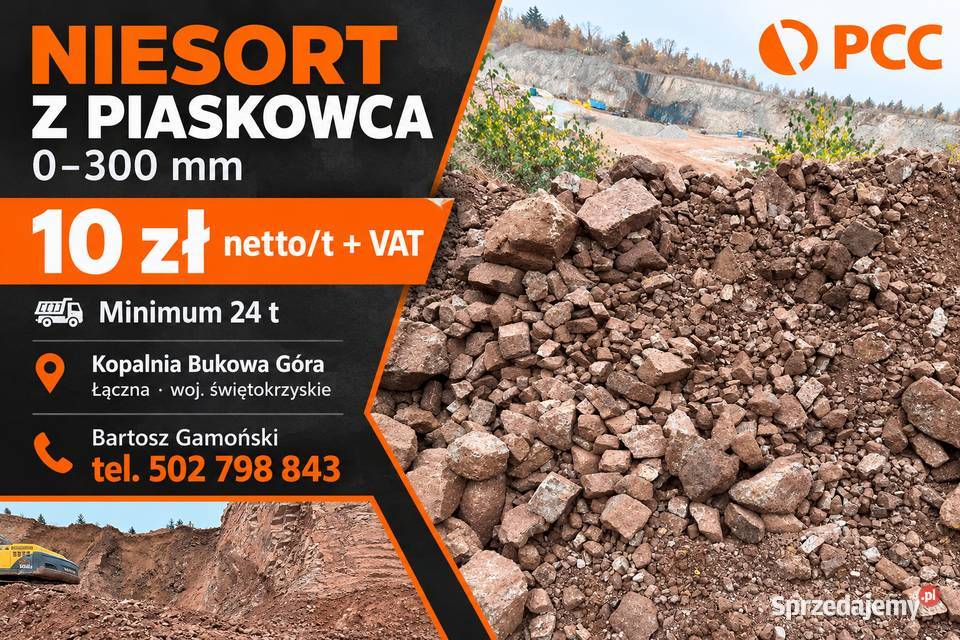 Niesort z piaskowca 0300 mm PCC Silicium Łączna