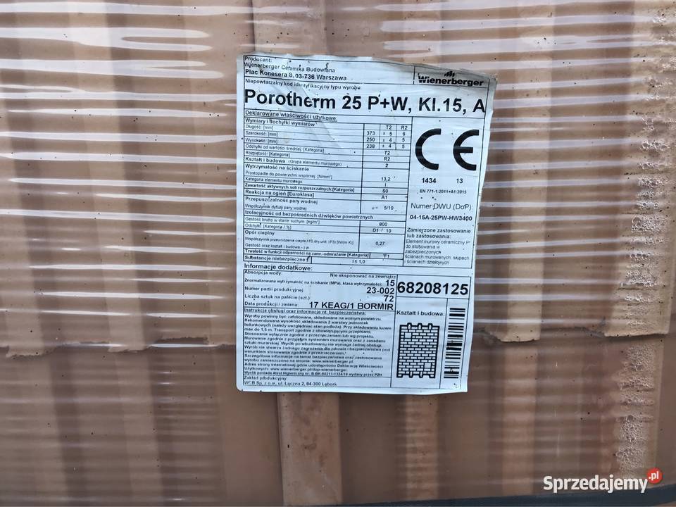 Wienerberger Porotherm 25 PW Krotoszyn