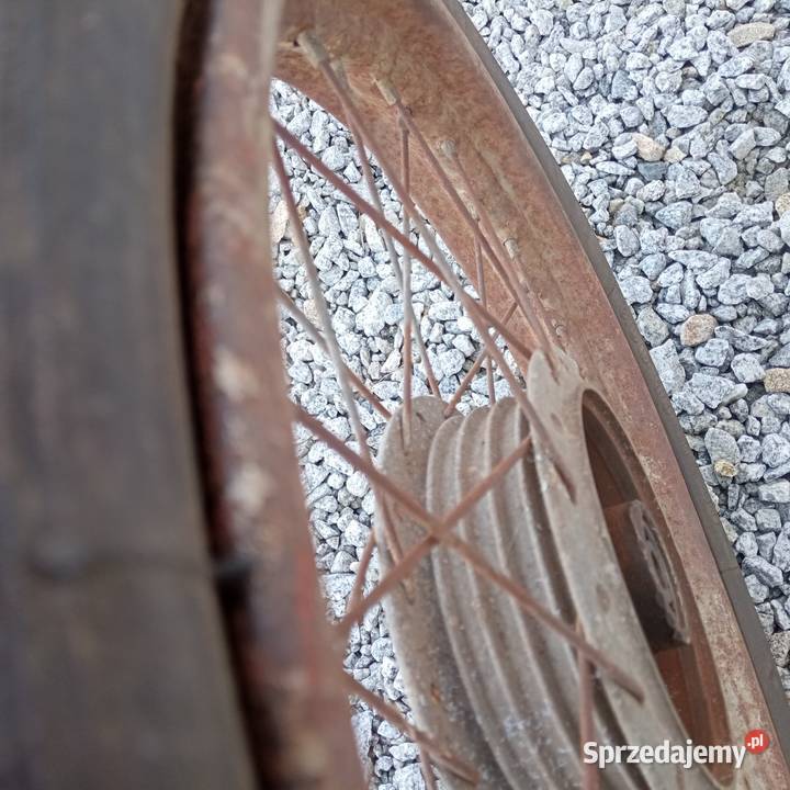 Koło przód WSK Garbuska PRL Oława