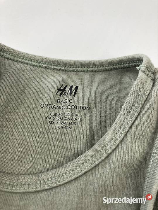 Body 80 HM oliwkowe H&M Warszawa