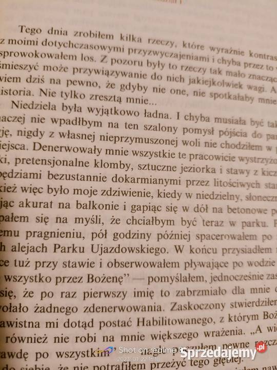 Nie chodź do parku w niedzielę Szarłat książki sprzedam