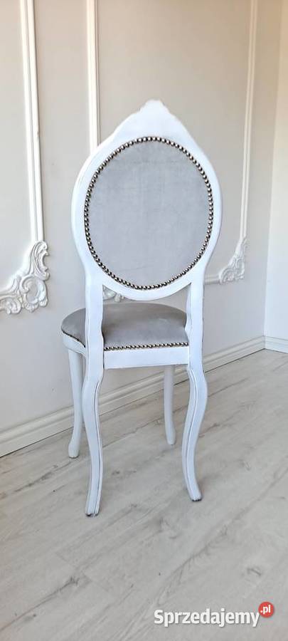 Stylowe krzesło krysztalki Schabby Chic Ludwik Szczecin sprzedam