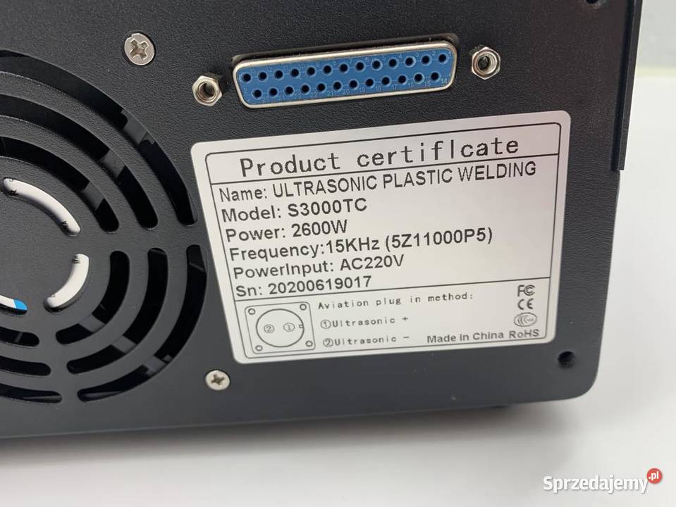 Haodi Technology S3000TC Ultrasonic Generator Warszawa