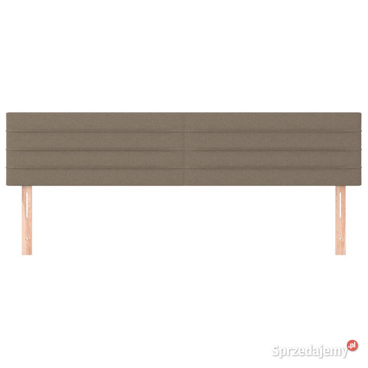Zagłówki do łóżka 2 taupe 80x5x7888 tkanina Warszawa sprzedam