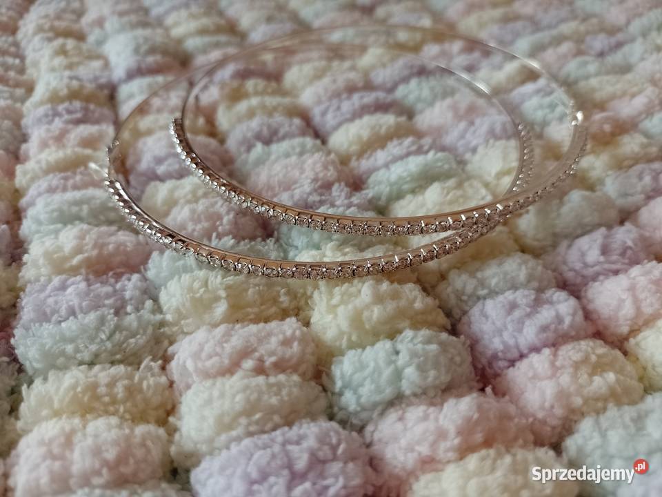 ASOS Ogromne Kolczyki koła ze zdobieniemNOWE