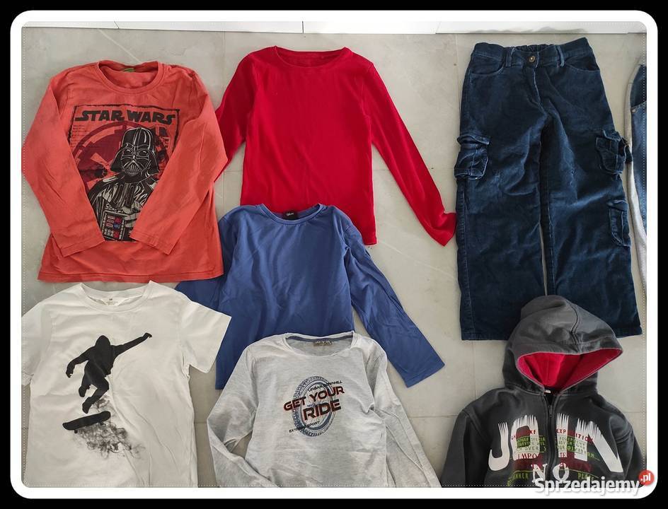 Zestaw paka ubrań chłopięcych rozmiar 134 buty Komplety i zestawy Płock