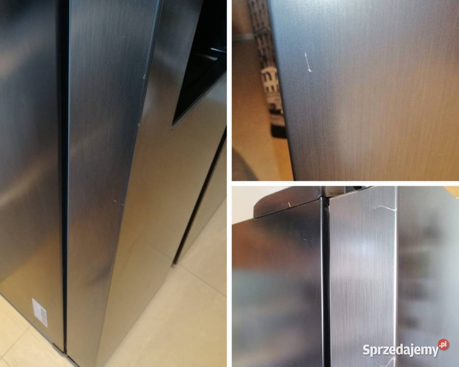 Lodówka z kostkarką Side by Side 3 drzwiowa wolnostojące Warszawa sprzedam