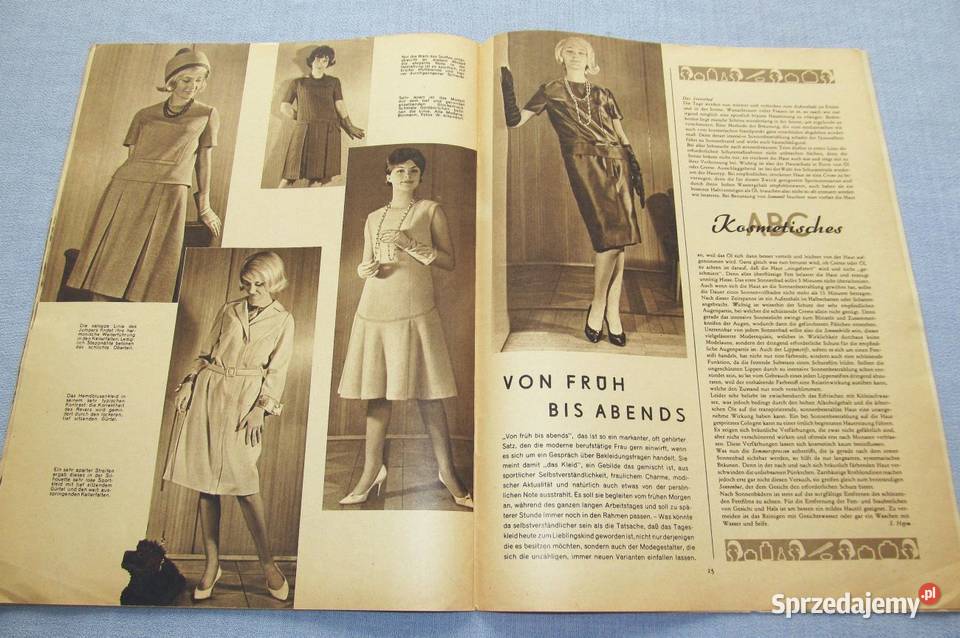 Berlins Modenblatt 51962 Vintage z kompletem Skępe