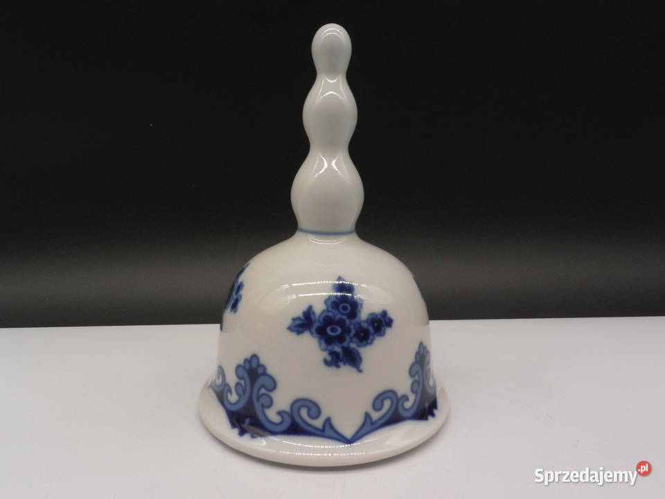 Porcelanowy dzwonek WALLENDORF 1764 Echt Kobalt wielkopolskie Raszków sprzedam