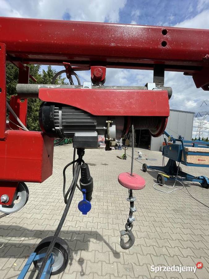 Dźwig Steinweg MK 2 minikran żuraw wciągarka Ślesin