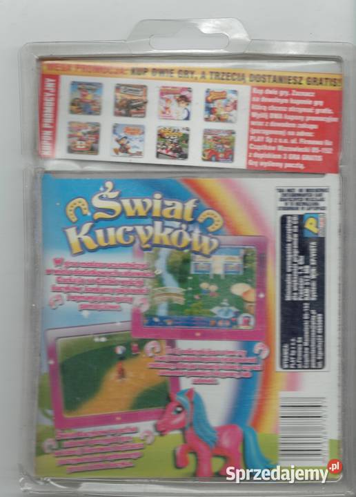 ŚWIAT KUCYKÓW PC CDROM GRA DZIECI POLSKA WERSJA Warszawa