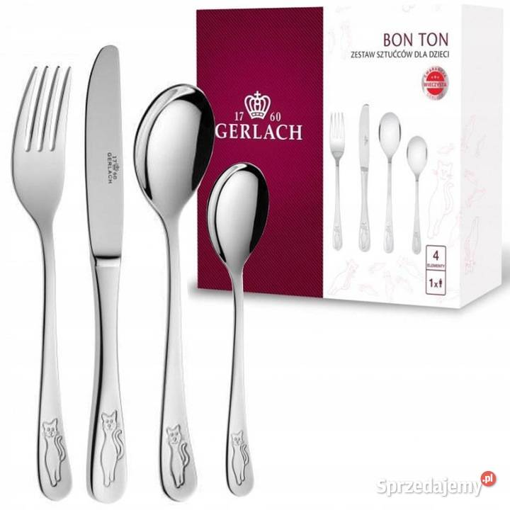 GERLACH Premium sztućce dziecięce rozwój dziecka Poznań