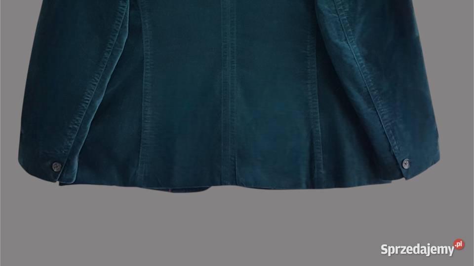 Damska aksamitna bawełniana morska marynarka z Chrzanów
