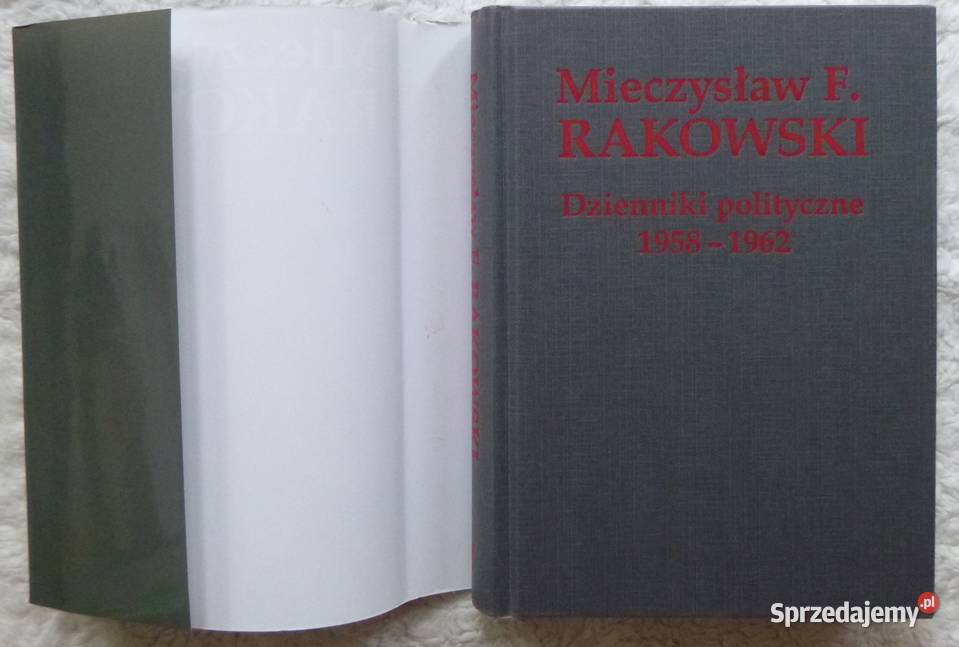 Dzienniki polityczne 19581962 Mieczysław F twarda z obwolutą Warszawa