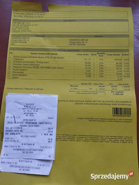 Rower miejski damski Poznań sprzedam