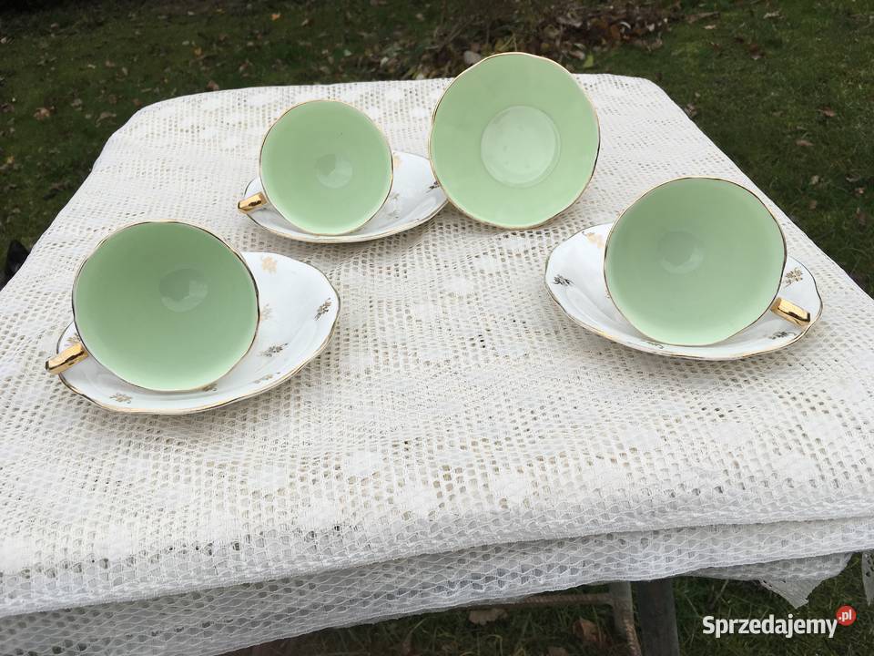 Filiżanki i cukiernica vintage Anglia Kraków