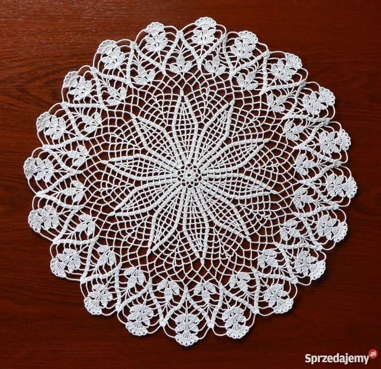 Serwetka szydełkowa 41 biały Kluczbork