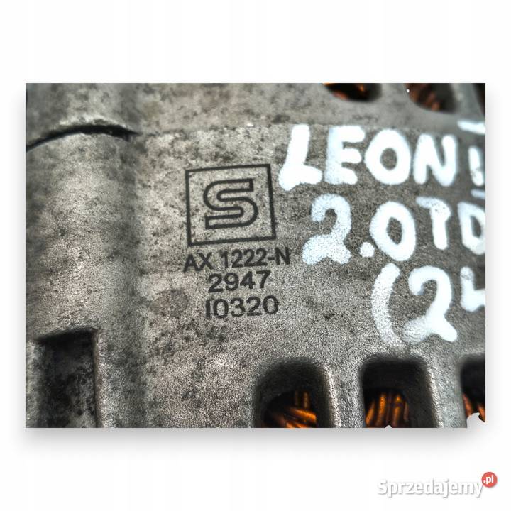 ALTERNATOR Seat Leon II 20 TDI 03G903023F osobowe Chełm