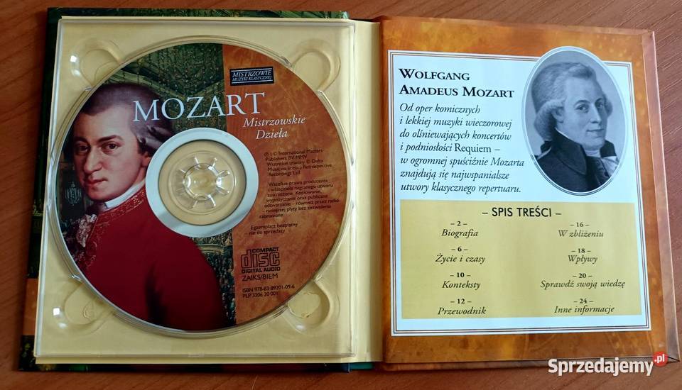 Mozart Mistrzowskie Dzieła CD Nowa Mistrzowie Opole sprzedam