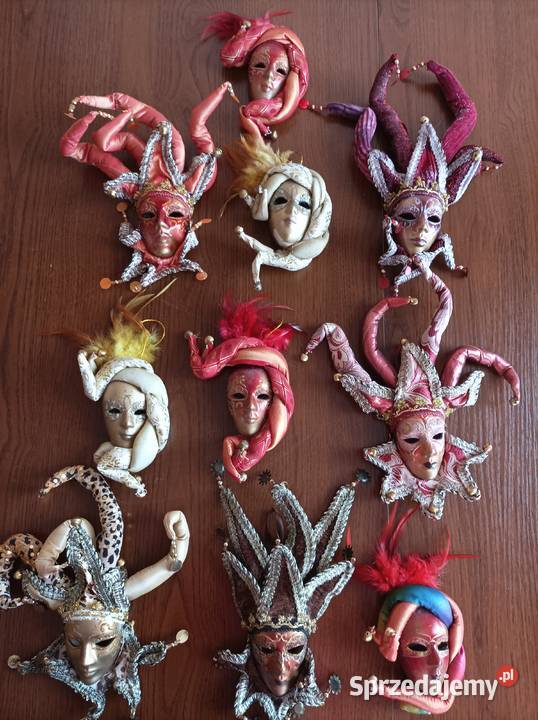 Maski weneckie ozdoby na ścianę Tarnów sprzedam