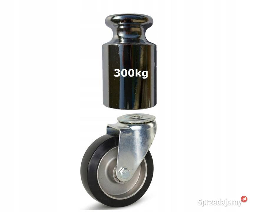 Koło Obrotowe z Gumy 125mm 300 Aluminium Kozienice