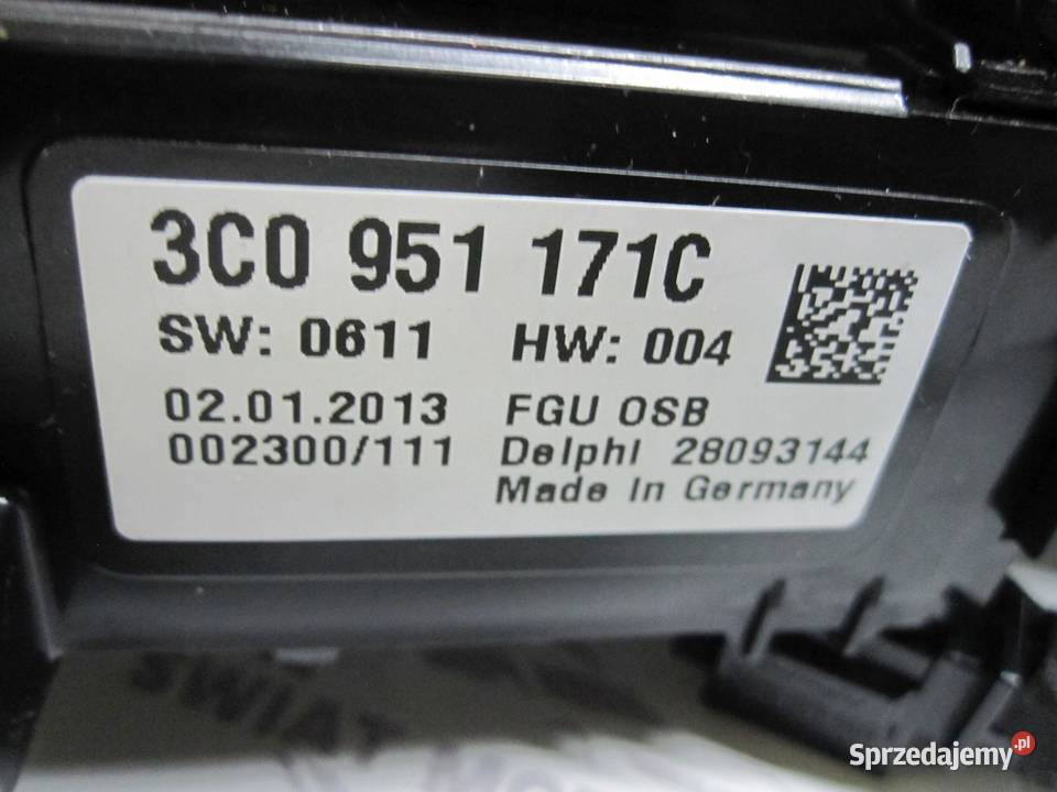 PASSAT B7 16 TDI 13r Lampka podsufitki