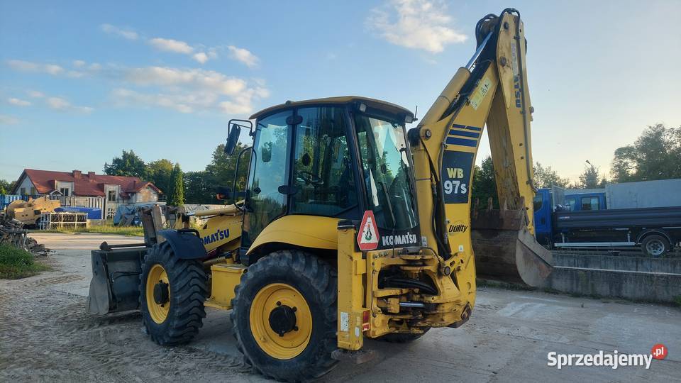 koparkoładowarka KOMATSU WB97S5 Koparko ładowarki Dobre Miasto