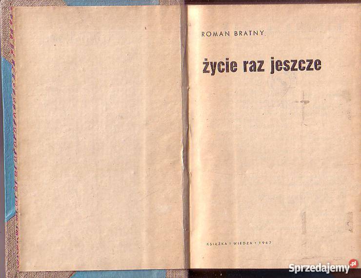 9693 ŻYCIE RAZ JESZCZE ROMAN BRATNY Czyrna