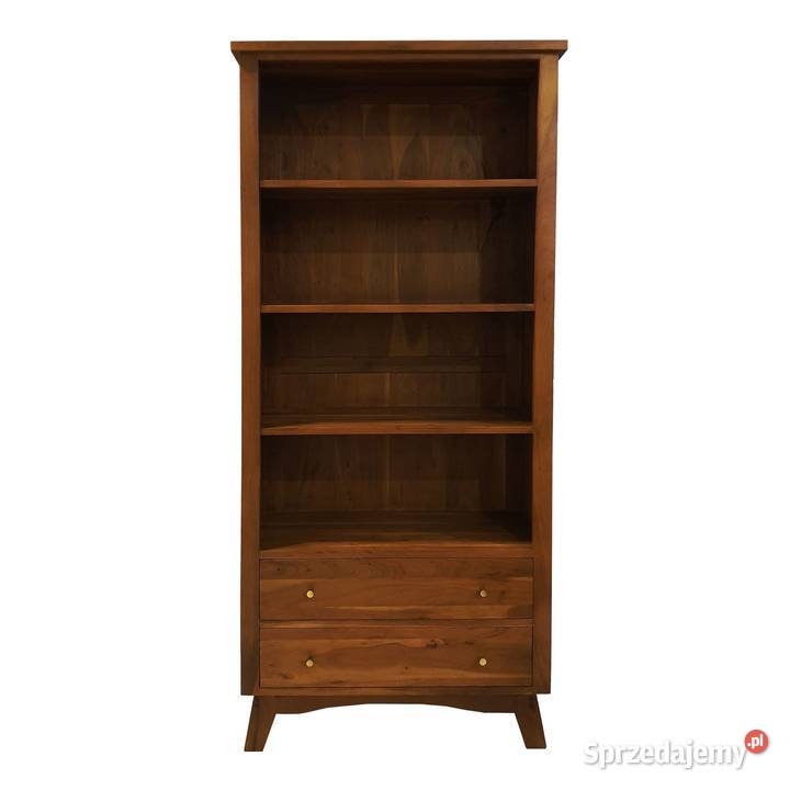 Regał drewniany 90 BONN z szufladami z akacji Regały Lublin